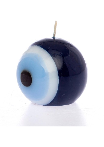 Nazar Boncuğu Yuvarlak Mum - Orta fiyatları