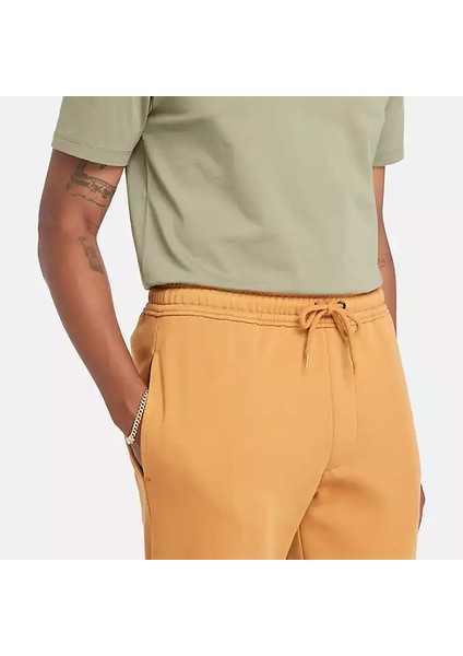 Brushed Back Sweatpant Erkek Sarı Eşofman Altı TB0A5YFBP471