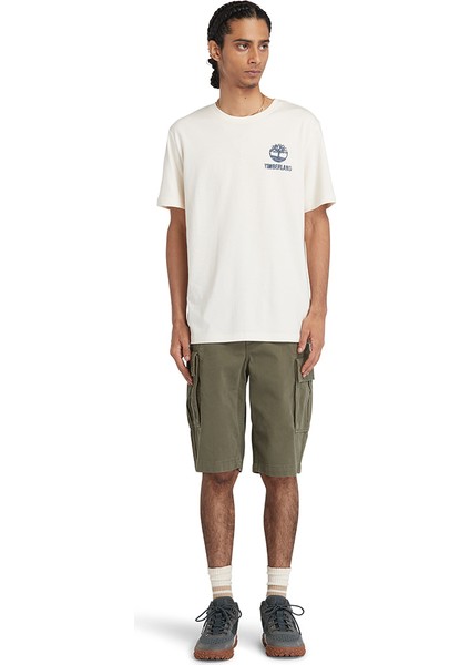 Short Sleeve Back Logo Graphic Tee Erkek Bej Tshirt Tb0A5V7Kcr31 fiyatları