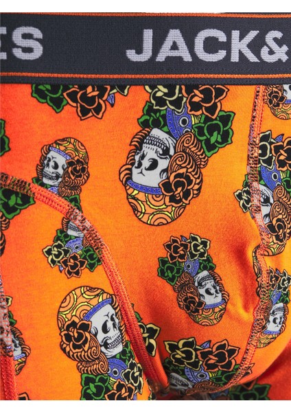Jactrıple Skull Trunks 3 Pack Pls Erkek Büyük Beden Boxer 12257398-04