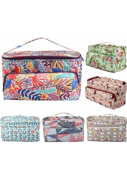 H02 Stili Iplik Dikiş Aracı Örgü Çanta Organizatör Iplik Saklama Kutusu Tığ Işi Kanca Örgü Iğneleri Kadınlar Için Yün Depolama Bez Çanta (Yurt Dışından) fiyatları