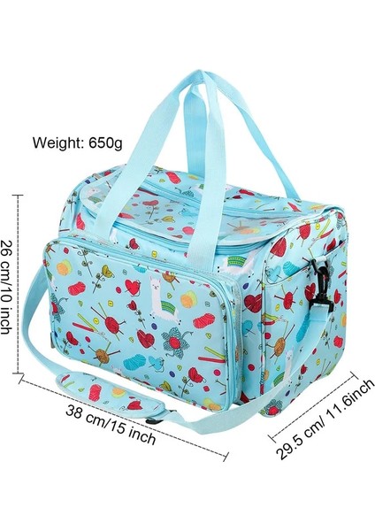 Stil 3 Stil 4 Stil Örgü Bez Çanta Iplik Saklama Çantası Iplik Yün Iplik Tığ Kancaları, Örgü Iğnesi ve Dikiş Aksesuarları Mavi Renk (Yurt Dışından) indirimleri