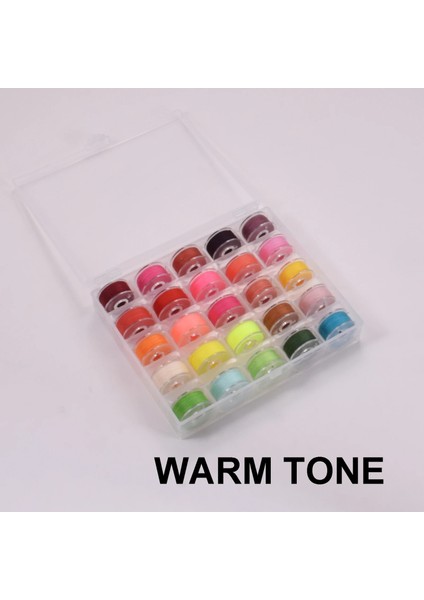 SA210002-WARMTONE Stili Çok Renkli Dikiş Bobinleri Kutu Seti Saklama Kutusu Dikiş Aletleri Aksesuarları Için, Bobin Organizer Kasa Dikiş Makinesi Makaraları (Yurt Dışından)