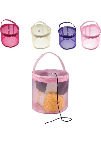 1x Rastgele 72X72X35MM Stili Örgü Iğneleri Iplik Bez Organizatör Örgü Ipliği Yuvarlak Tığ Çanta Dıy Craft Yün Depolama Sepeti Dikiş Aracı Aksesuarları (Yurt Dışından) modelleri