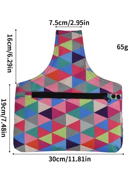 No.5 Tarzı Su Geçirmez Iplik Tığ Örgü Çanta Tığ Kanca Iplik Iplik Saklama Çantası Dikiş Kiti Organizatör Tutucu Kılıfı Dıy Craft Organizatör (Yurt Dışından)