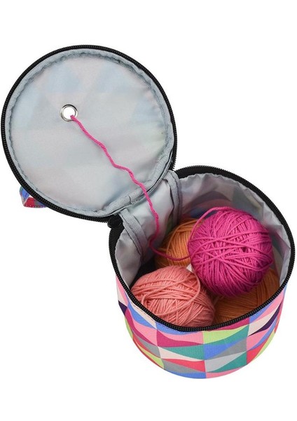 No.5 Tarzı Su Geçirmez Iplik Tığ Örgü Çanta Tığ Kanca Iplik Iplik Saklama Çantası Dikiş Kiti Organizatör Tutucu Kılıfı Dıy Craft Organizatör (Yurt Dışından) fırsatları