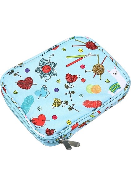 1 Adet Boş Örgü Dairesel Iğneler Durumda Seyahat Depolama Organizatör Çift Fermuarlı Bölme Saklama Çantası Dikiş Aksesuarları (Yurt Dışından) fiyatları