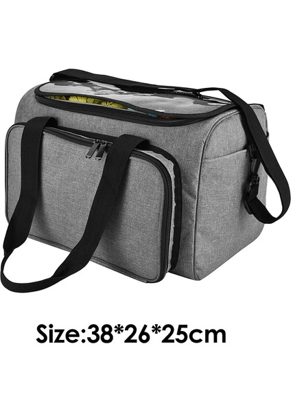 38X26X25CM Stili Taşınabilir Kadın Bez Iplik Yün Saklama Torbaları Tığ Kanca Iplik Iplik Tutucu Kılıfları Kılıfı Dıy Dikiş Organizatör Çanta Örgü Çanta (Yurt Dışından)