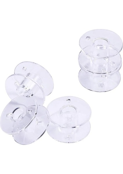 Sadece Bobin Stili Dikiş Makinesi Bobbools Plastik Dikiş Makinesi Eksen Kutusu 25 Şeffaf Bobin, Ev Tipi Dikiş Makinesi M Saklama Kutusu (Yurt Dışından)