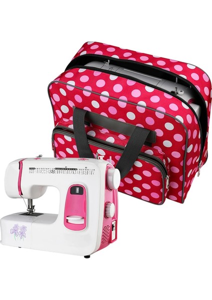 D Stili Dikiş Makinesi Çanta Tığ Kitleri Baskı Seyahat Taşıma Çantası Bez Çantalar Oxford Kumaş Büyük Kapasiteli Tığ Kiti Saklama Çantası (Yurt Dışından) fiyatları