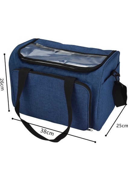 Açık Gri Tarzı Taşınabilir Kadın Bez Iplik Yün Saklama Torbaları Tığ Kanca Iplik Iplik Tutucu Kılıfları Kılıfı Dıy Dikiş Organizatör Çanta Örgü Çanta (Yurt Dışından)