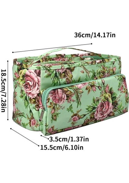 Y 36X18.5CM Stili Örgü Çanta Organizatör Iplik Saklama Kutusu Tığ Işi Kanca Örgü Iğneleri Kadınlar Için Yün Depolama Tote Çanta (Yurt Dışından)