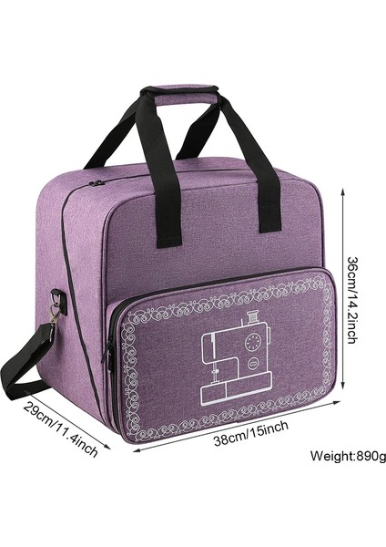 Mor Tarzı Cep Bez Çantalar Dikiş Aletleri Çantalar Pratik Çok Işlevli Su Geçirmez Makine Dikiş Saklama Çantası Çoklu Cep Kılıflı (Yurt Dışından)