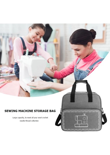 Mor Tarzı Cep Bez Çantalar Dikiş Aletleri Çantalar Pratik Çok Işlevli Su Geçirmez Makine Dikiş Saklama Çantası Çoklu Cep Kılıflı (Yurt Dışından) modelleri