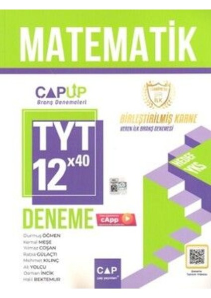 Up TYT Matematik 12X40 Branş Denemeleri 2024