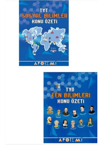 TYT Sosyal Konu Özeti ve TYT Fen Bilimleri Konu Özeti Seti