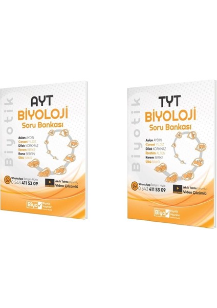 AYT - TYT Biyoloji Soru Bankası Seti 2023