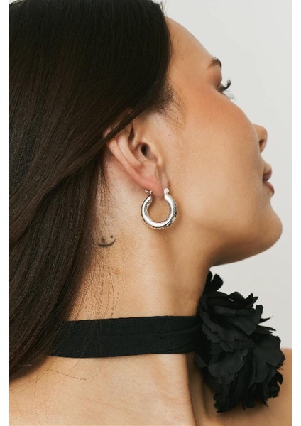 Minimalist Boru Halka Küpe 3.5 cm fırsatları