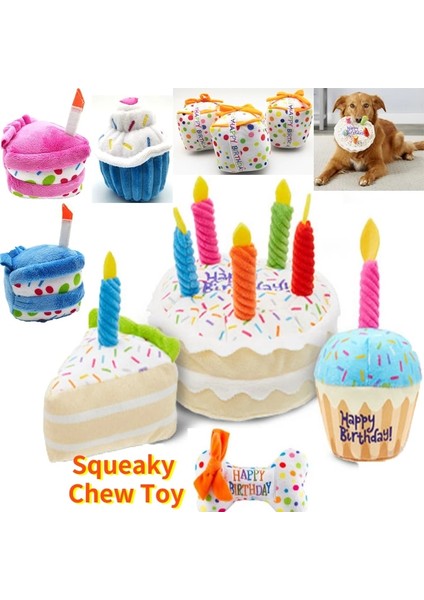 Stil O Stili Doğum Günü Pastası Pet Peluş Oyuncaklar Chew Squeaker Dolması Hayvan Köpekler Için Köpek Cızırtılı Oyuncak Kedi Chew Cıvıl Cıvıl Peluş Oyuncak Pet Malzemeleri Için (Yurt Dışından) modelleri