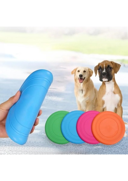 Sarı Stil Evcil Hayvan Oyuncak Köpek, Köpek Etkileşimli Eğitimi, Yüzen Su, Isırmaya Dayanıklı Yumuşak Kauçuk Uçan Daire, Evcil Hayvan Malzemeleri (Yurt Dışından)