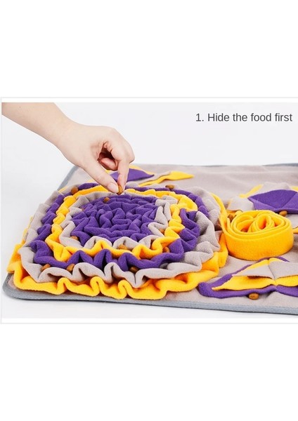 Baza Tarzı Mat ve 15CM Top Köpek Snuffle Mat Pet Yavaş Besleyici Dağıtıcı Davranır Ped Yıkanabilir Bulmaca Besleme Burun Iş Oyuncak Köpek Kapalı Iq Eğitim Koklama Mat (Yurt Dışından) indirimleri