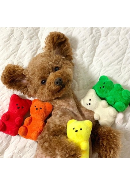 Beyaz Stil Suprpet Küçük Köpekler Için Sevimli Köpek Oyuncakları Polar Chew Köpek Cızırtılı Oyuncak Yavru Palm Için Boyut Ayı Yavru Oyuncaklar Köpekler Evcil Hayvan Aksesuarları (Yurt Dışından) fiyatları