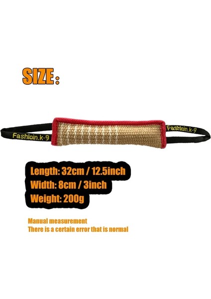 Deri A7 20CM Stili Dayanıklı Köpek Eğitim Römorkör Oyuncak Alman Çoban Rottweiler Malinois Çeviklik Ekipmanları Için Güçlü Çekme Atın Çiğneme Bite Jüt Oyuncaklar (Yurt Dışından)