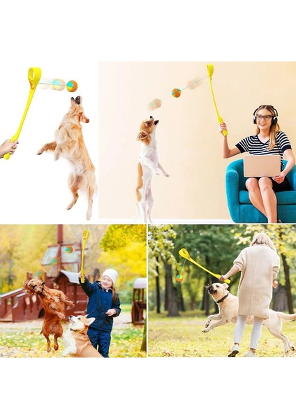 Yeşil Stil Köpekler Oyuncak Pet Fırlatma Çubuğu Köpek Eğitimi Interaktif Çiğneme Oyuncakları Top Isırmaya Dayanıklı Fırlatma Topu Oyunu Oyuncak Açık Pet Ürün (Yurt Dışından) fırsatları