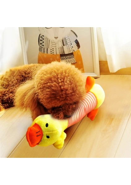 A-Fare Stili Evcil Hayvan Oyuncak Molar Oyuncak Sevimli Köpek Kedi Peluş Squeak Köpek Oyuncak Ilginç Polar Dayanıklı Çiğneme Pet Molar Oyuncak Tüm Evcil Hayvanlar Için Uygun Ördek (Yurt Dışından) fırsatları