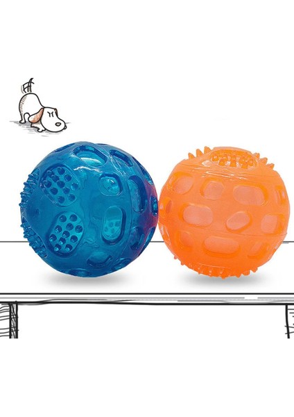 Mavi Stil Köpek Diş Fırçalama Pet Chew Diş Temizleyici Köpek Diş Temizleme Egzersiz Topu Isırmaya Dayanıklı Ses Molar Eğitim Topu (Yurt Dışından) fiyatları