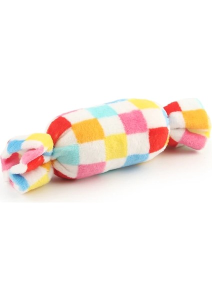Kare Tarzı S Beden Peluş Gıcırtılı Şeker Köpek Oyuncak Oynamak Şeker Yavrusu Eğitim Pet Oyuncak Kedi Için Yumuşak Renkli Mini Pet Malzemeleri (Yurt Dışından)