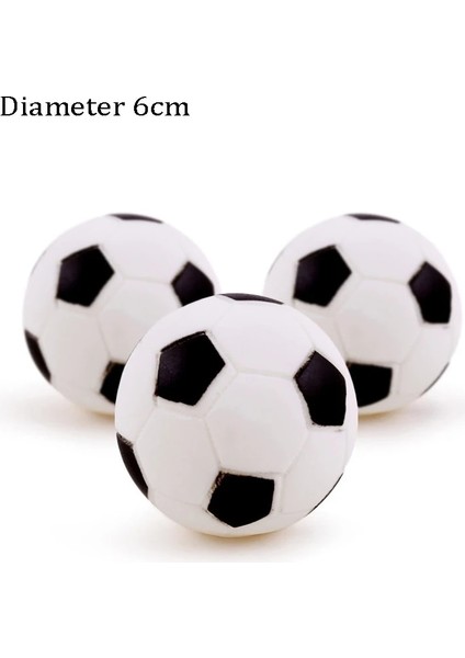 Futbol Stili S-Çapı 6cm Et Küçük Köpekler Için Köpek Top Oyuncaklar Gıcırtılı Çap 6cm Kauçuk Çiğneme Yavru Oyuncak Köpek Temiz Dişler Bite Oyuncak Köpek Fransız Bulldog (Yurt Dışından)