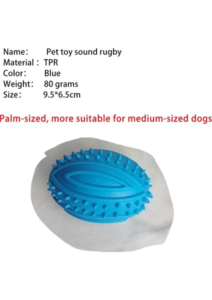 Mavi Stil 1 Adet Fidget Oyuncaklar Anti-Stres Oyuncak Pet Malzemeleri Pulpo Tersinir Vocalize Rugby Oyuncak Köpekler Için Top Köpek Chew Açık Eğlenceli Eğitim Oyuncak (Yurt Dışından)