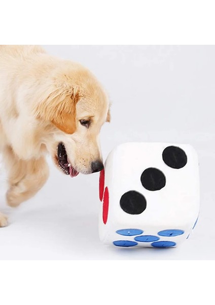 Beyaz Stil 20X20X20CM Yıkanabilir Pet Koklama Halı Köpek Kokulu Eğitim Oyuncaklar Etkileşimli Iq Eğitim Oyuncak Renkli Zar Şekli Evcil Hayvan Aksesuarları (Yurt Dışından) modelleri
