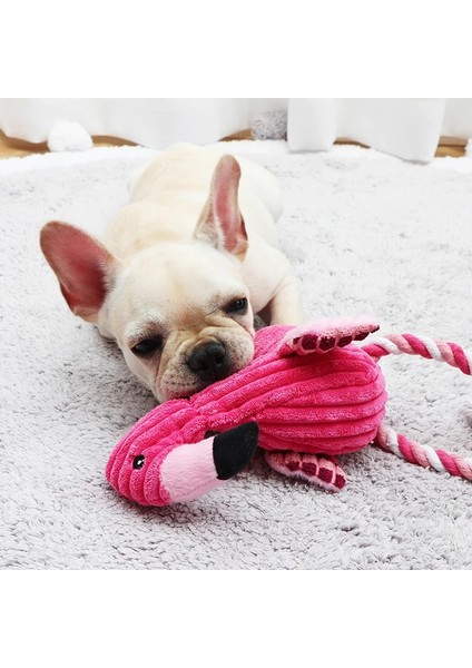 Sarı Piliç Tarzı Resim Olarak Sevimli Peluş Flamingo Köpek Chew Oyuncaklar Küçük Doguahua Için Fransız Bulldog Interaktif Cızırtılı Ses Yavru Oyuncak Mascotas Malzemeleri (Yurt Dışından)