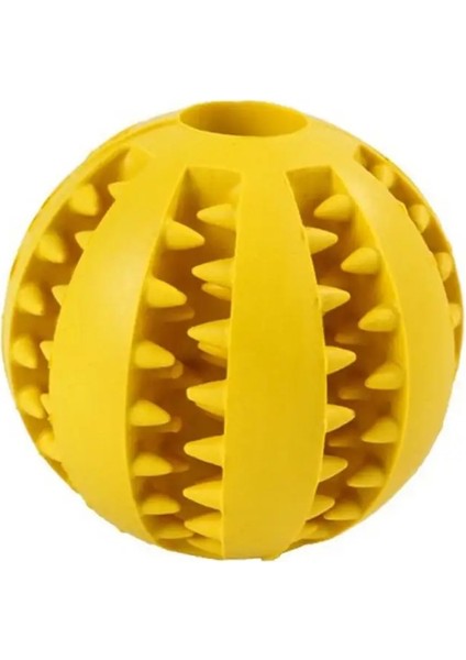 Sarı Stil Çap 4.8cm Köpek Oyuncak Iq Chew Dayanıklı Lastik Top Sızıntı Gıda Diş Fırçası Diş Kaşıyıcı Etkileşimli Pet Diş Çıkarma Eğitim Gıda Dağıtıcı Oyun Topu (Yurt Dışından)
