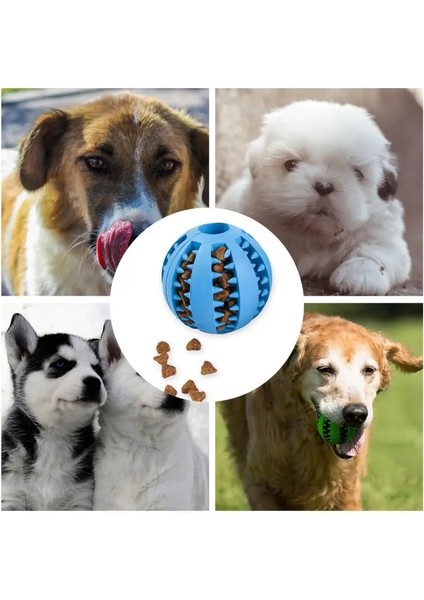 Sarı Stil Çap 4.8cm Köpek Oyuncak Iq Chew Dayanıklı Lastik Top Sızıntı Gıda Diş Fırçası Diş Kaşıyıcı Etkileşimli Pet Diş Çıkarma Eğitim Gıda Dağıtıcı Oyun Topu (Yurt Dışından)