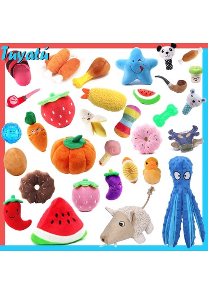 Ben Stil 3- Küçük Büyük Köpekler Için Köpek Squeaky Oyuncak Seti Aksesuarları Peluş Köpek Oyuncakları Top Yavru Köpekler Squeaker Squeaky Oyuncak Seti (Yurt Dışından) fırsatları