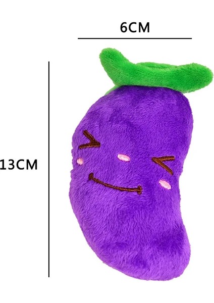 Agplant Stili S 11X11CM Pet Çiğneme Pamuklu Çörek Oyun Oyuncakları Güzel Pet Küçük Köpek Yavrusu Kedi Çekme Çiğneme Squeaker Quack Ses Oyuncak Köpekler Çörek Oyuncakları Çiğneme Pug (Yurt Dışından)