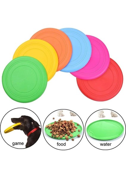 Yeşil Stil 1 Adet Uçan Daire Köpek Oyuncak Komik Çiğneme Silikon Köpekler Oyunu Uçan Duppy Eğitim Interaktif Egzersiz Pet Köpek Malzemeleri (Yurt Dışından) fırsatları