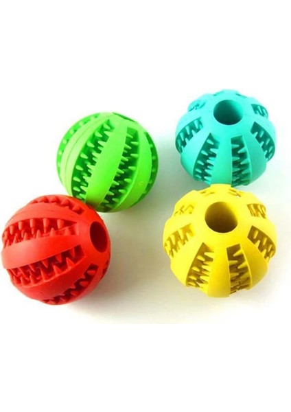 Sarı Stil M Beden Pet Köpek Oyuncakları Köpek Interaktif Lastik Top Köpek Yavrusu Çiğneme Oyuncak Gıda Dağıtıcı Topu Isırmaya Dayanıklı Temiz Dişler Pet Oyun Topları (Yurt Dışından)