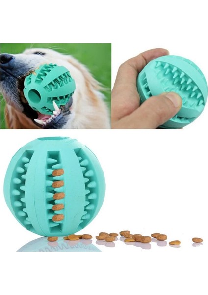 Sarı Stil M Beden Pet Köpek Oyuncakları Köpek Interaktif Lastik Top Köpek Yavrusu Çiğneme Oyuncak Gıda Dağıtıcı Topu Isırmaya Dayanıklı Temiz Dişler Pet Oyun Topları (Yurt Dışından)