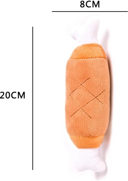 Kemik Tarzı S 11X11CM Pet Çiğneme Pamuklu Çörek Oyun Oyuncakları Güzel Pet Küçük Köpek Yavrusu Kedi Çekme Çiğneme Squeaker Quack Ses Oyuncak Köpekler Çörek Oyuncakları Çiğneme Pug (Yurt Dışından)
