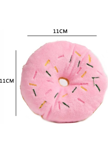 Kemik Tarzı S 11X11CM Pet Çiğneme Pamuklu Çörek Oyun Oyuncakları Güzel Pet Küçük Köpek Yavrusu Kedi Çekme Çiğneme Squeaker Quack Ses Oyuncak Köpekler Çörek Oyuncakları Çiğneme Pug (Yurt Dışından)