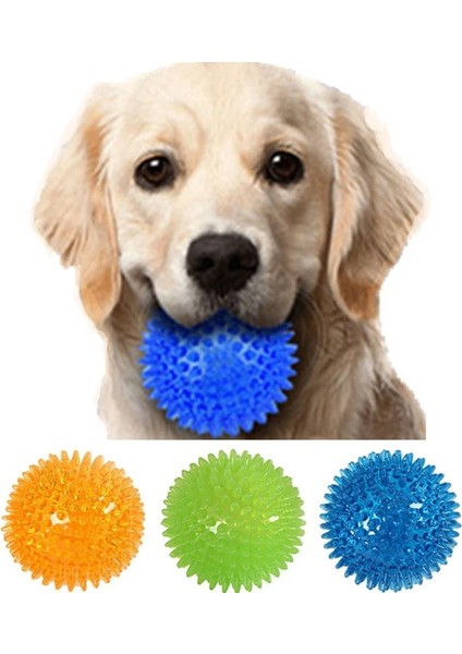 Turuncu Tarzı L-11CM Pet Köpek Oyuncaklar Kedi Köpek Sondaj Oyuncak Polka Gıcırtılı Diş Temizleme Topu Tpr Eğitim Pet Diş Çiğneme Oyuncak Diken Topları Aksesuarları (Yurt Dışından) fiyatları