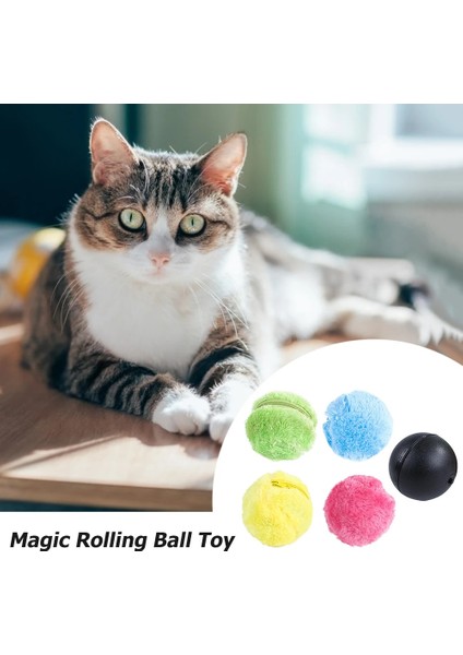 Et Magic Roller Ball Aktivasyon Otomatik Top Köpek Kedi Etkileşimli Komik Chew Peluş Elektrikli Yuvarlanan Top Pet Köpek Kedi Oyuncak (Yurt Dışından) fiyatları