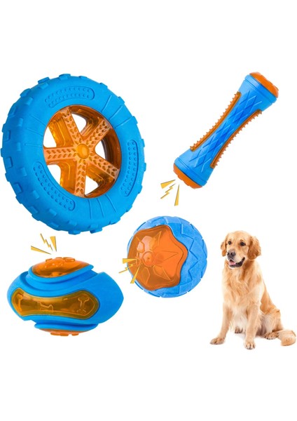 Futbol Oyuncakları Tarzı Kauçuk Köpek Oyuncakları Köpek Çiğneme Isırığı Için Dayanıklı Cızırtılı Eğitim Oyun Oyuncak Interaktif Köpek Oyuncakları Büyük Köpekler Için Diş Temizleme (Yurt Dışından) fırsatları