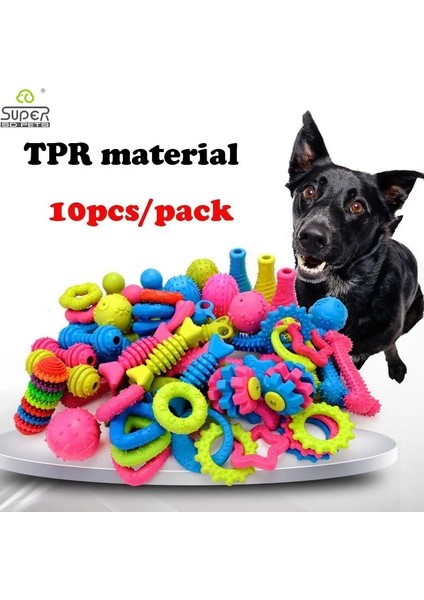 Kumral Tarzı M Beden Rastgele Yavru Pet Oyuncaklar Küçük Köpekler Için Kauçuk Direnç Isırma Köpek Oyuncak Diş Temizleme Chew Eğitim Oyuncaklar Pet Malzemeleri (Yurt Dışından) modelleri