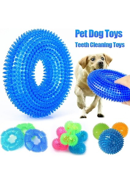 Longbangdian Shop Bordo Tarzı 6.5cm Pet Köpek Oyuncaklar Isırmaya Dayanıklı Gıcırtılı Ses Oyuncak Diken Dikenli Diş Temizleme Tpr Molar Chew Oyuncaklar Köpekler Için Interaktif Eğitim (Yurt Dışından)