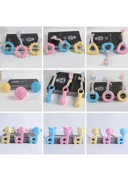 Üçgen Kumaş Şerit Stili Pembe Pet Köpek Pamuk Halat Oyuncaklar Molar Sopa Temiz Diş Çiğneme Kauçuk Oyuncak Köpek Yavrusu Orta Büyük Köpekler Komik Etkileşimli Eğitim Ürünü (Yurt Dışından) indirimleri